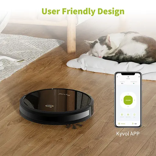 Робот-пилосос Kyvol Cybovac D2 Random 500 ml 2600 mA 1200 pa Google Assistant Amazon Alexa Black - фото 8