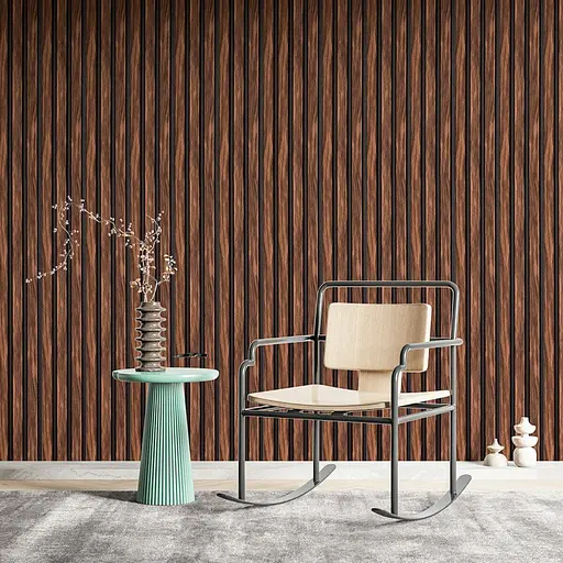 Рейка декоративна Wall Sticker PS 2900х120х12 мм Темний горіх SW-00001745 - фото 9