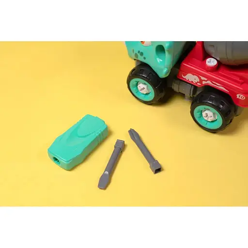 Машинка-конструктор Otamanko Трицератопс бетонозмішувач Бірюзовий/червоний - фото 7