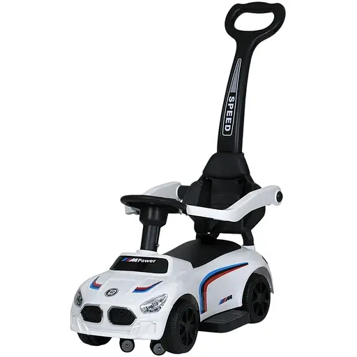 Детская каталка-толокар Bambi Bambi Racer M 5785-1 - комфорт и безопасность для малыша, белая