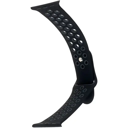 Ремешок Apple Watch Nike Sport 38/40/41 мм Черный/Серый - фото 1