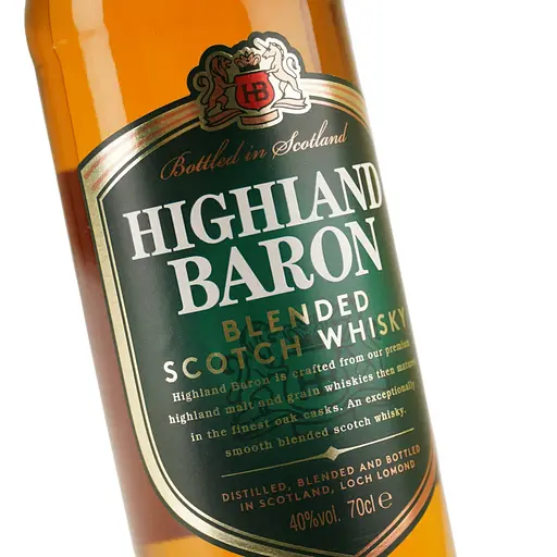 Віскі Highiland Baron Blended Scotch 40% 0.7 л - фото 5