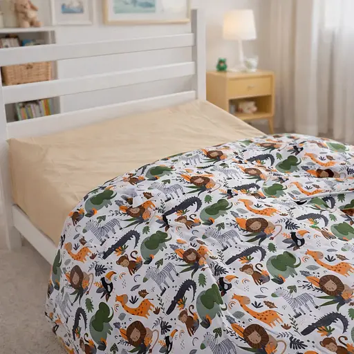 Підковдра MirSon Ranforce Elite Jungle Friends 110х140 см (2200012570944) - фото 1