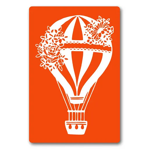 Трафарет для био-тату Аэростат Fresh Tattoo jx002-24*34см, размер 24х34 см - фото 1