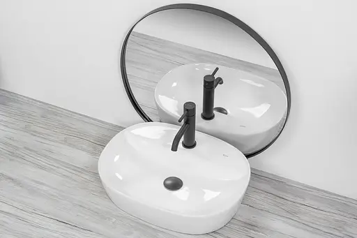 Умивальник Rea Carina накладний білий REA-U0568, Білий - фото 4