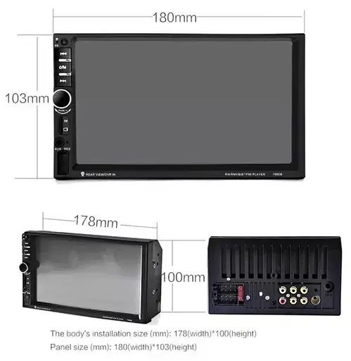 Автомагнитола 2Din 7018G 7010B Экран 7 дюймов сенсорный USB, SD, FM, Bluetooth - фото 7