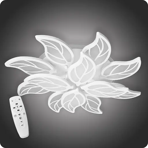 Люстра світлодіодна 517 Dlight 3color з пультом 180Вт Білий (01929) - фото 2