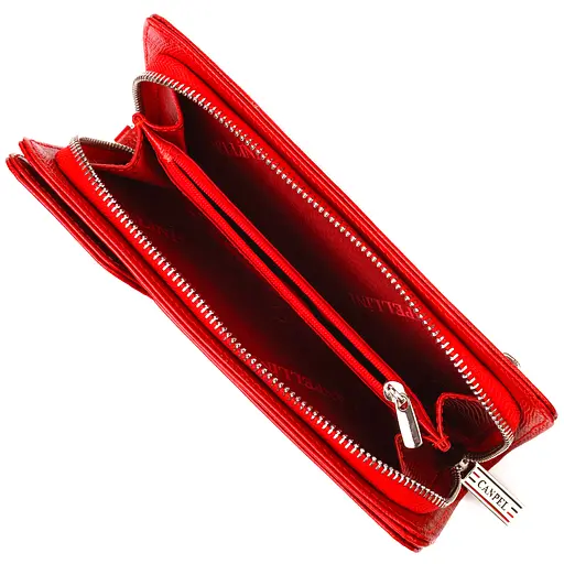 Женский кожаный кошелек Canpellini 20х10.5х3 см acs0025086 - фото 4