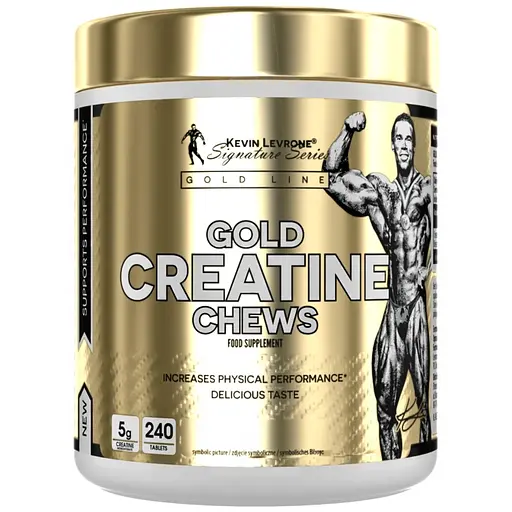 Креатин Gold Creatine Chews 240 жувальних таблеток Блакитна малина Kevin Levrone vit0003526