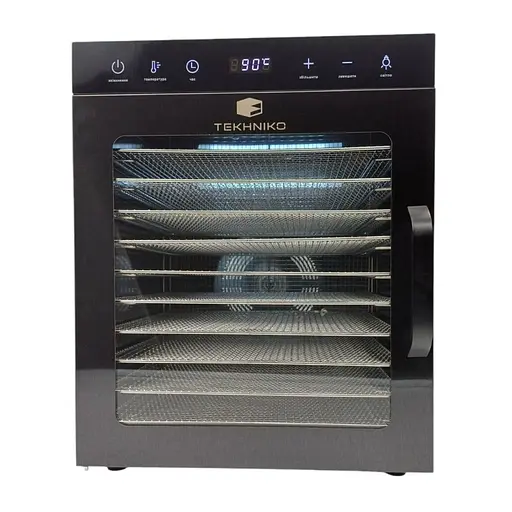 Дегідратор побутовий Tekhniko DH-10H-BK чорний (10 лотків 30*28 см) - фото 1