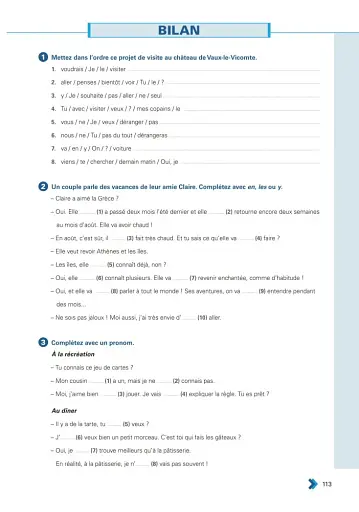 En Contexte A2: Exercices de Grammaire - фото 7