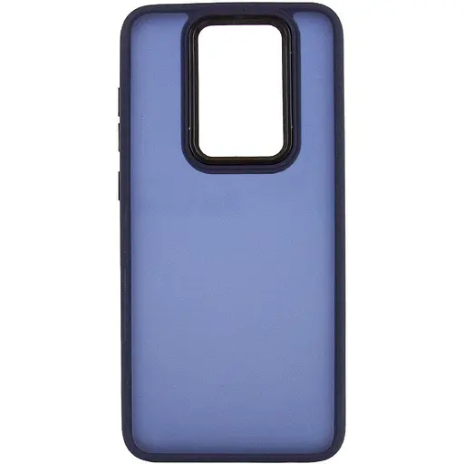 Чехол TPU+PC Lyon Frosted для Xiaomi Redmi Note 9 / Redmi 10X Navy Blue - фото 2