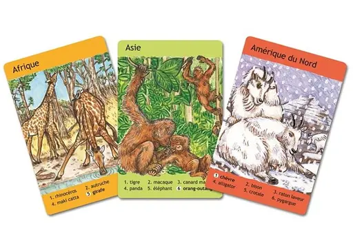 Настольная игра Djeco 7 семей (7 familles Animaux du monde) (DJ05102) - фото 3