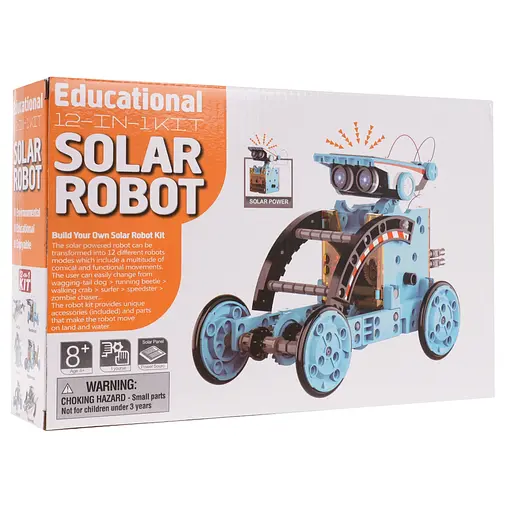 Набор солнечных автомобилей 12 в 1 синий - фото 6