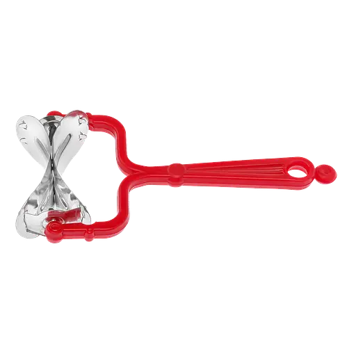 Ролик кулинарный нож для нарезки теста кругами для вареников, пельменей, печенья 15 см Красный 84354 - фото 7