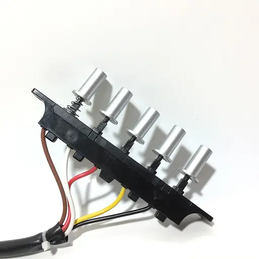 Блок кнопок переключения скоростей для кухонной вытяжки с проводом и фишкой (универсальный) - фото 3