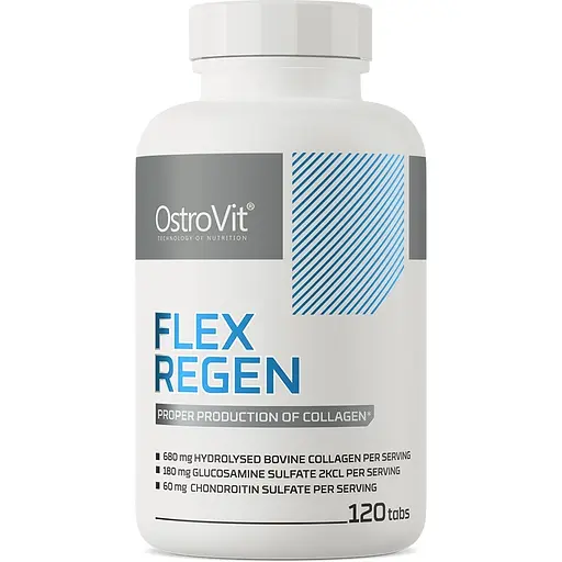 Для суглобів та зв'язок OstroVit Flex Regen 120 таблеток - фото 1