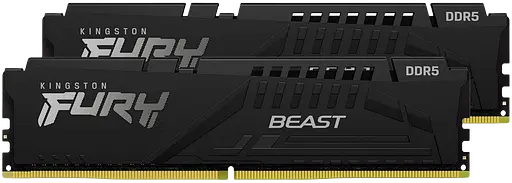 Оперативная память Kingston Fury 32GB (2x16GB) DDR5 6000MHz Beast Black (KF560C30BBEK2-32)