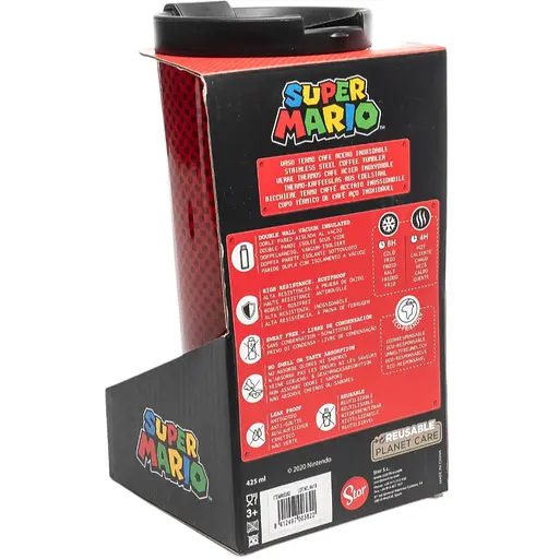 Термочашка Stor Super Mario 425 мл (Stor-00382) - фото 12