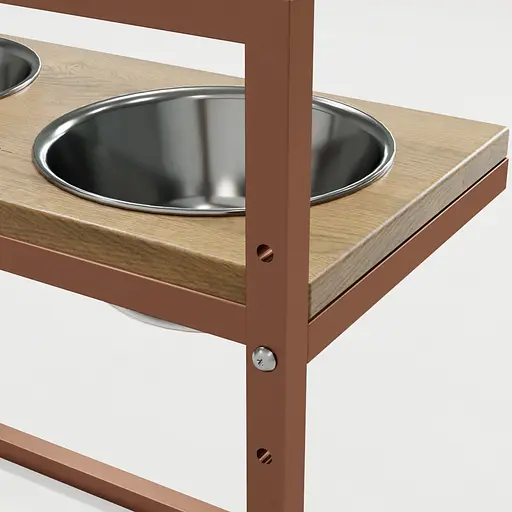 Hollky Flex L — регулируемые миски на подставке для больших собак (2 × 1.8 л) - фото 7