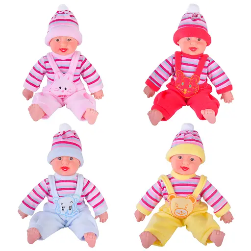 Пупс-хохотун X1008-2, 26 см, интерактивный, музыкальный, на батарейках (в ассортименте) - фото 2