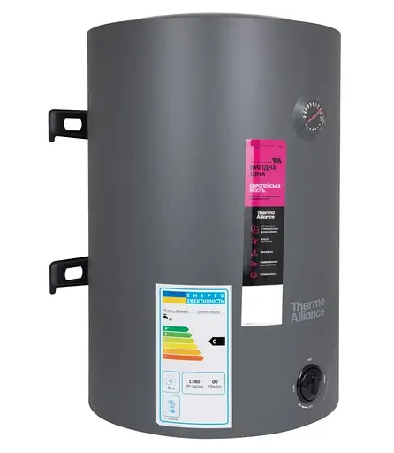 Водонагрівач електричний Thermo Alliance, 1500 Вт, мокрий ТЕН, 80 л універсальний, циліндричний, сірий (D80VH15Q3G) - фото 2