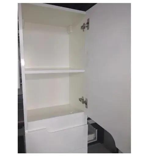 Пенал с корзиной для белья ПиК Симпл правый 40 см Белый 30412 - фото 8