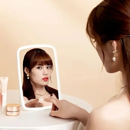 Дзеркало для макіяжу Jordan-Judy LED Makeup Mirror PRO 9.5" (NV662) - фото 6