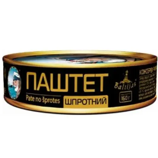 Паштет шпротный Baltijas №2 ж/б 160 г