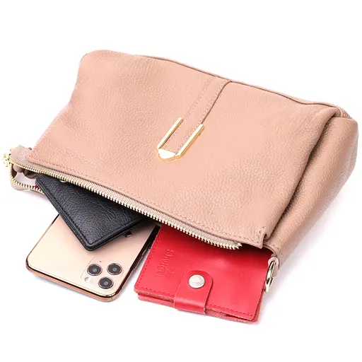 Жіноча шкіряна сумка Vintage 24х16х6.5 см sum0024810 - фото 6