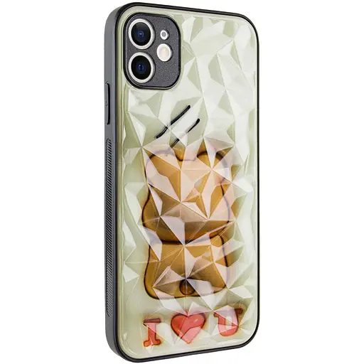 Чохол Epik TPU+PC Prisma Fluffie для Apple iPhone 11, 6.1 Bear - фото 1