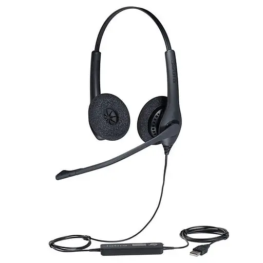 Гарнітура Jabra BIZ 1500 Duo USB (1559-0159) - фото 2