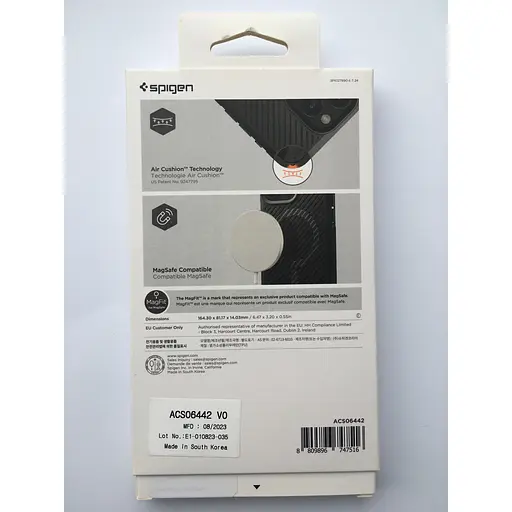 Оригинальный противоударный чехол Spigen Core Armor MagSafe (MagFit) для Iphone 15 Pro Max (6.7") Black ACS06442 - фото 13