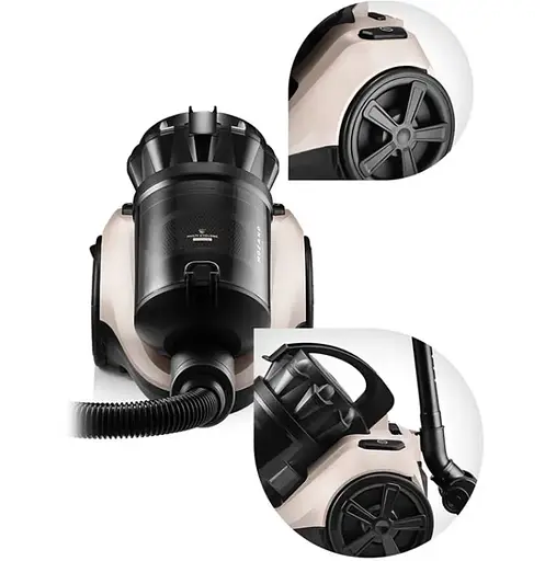 Пилосос без мішка Mozano Max MultiCyclone 4000 Вт Beige AGD/ODK/C/03#BEZ - фото 7