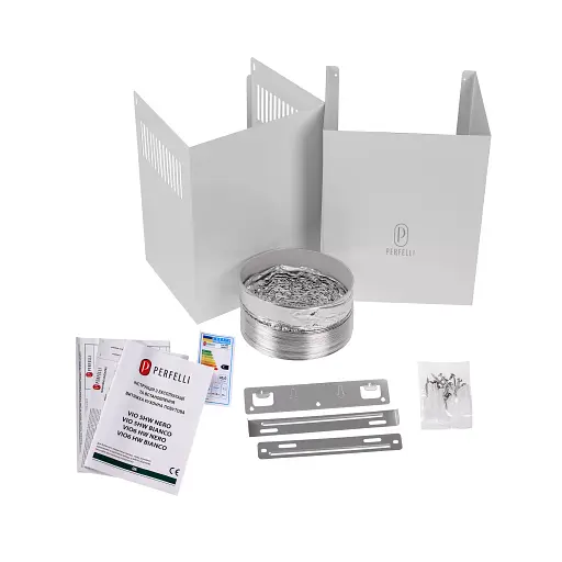 Вытяжка декоративная наклонная PERFELLI VIO 5HW BIANCO - фото 11