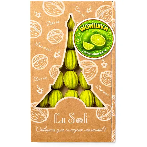 Печиво La Sofi Wowішки з лимонним желе та згущеним молоком 20 шт. - фото 1