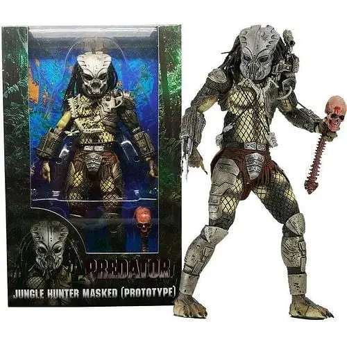 Фигурка Neca Хищник Охотник из джунглей Predator Jungle Hunter Masked Prototype 18см BL A P408 - фото 1