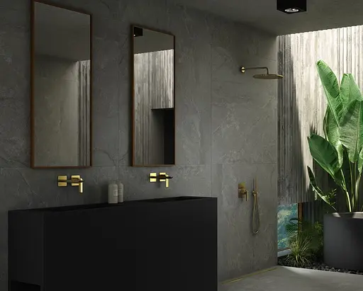 Смеситель для умывальника Kohlman Experience gold + BOX скрытого монтажа QW180EGD Золотой - фото 2