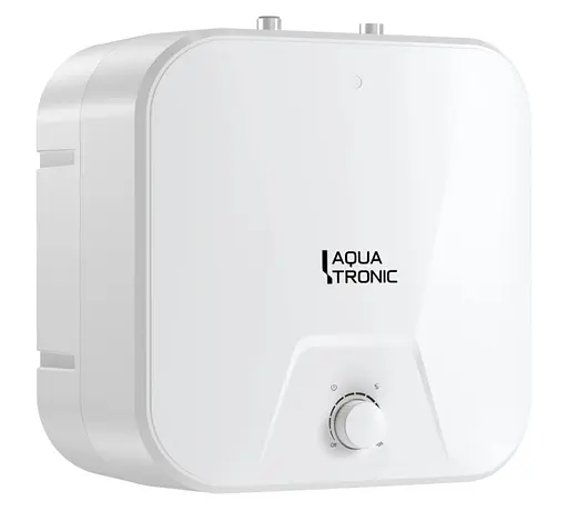 Водонагрівач електричний Aquatronic, 1500 Вт, мокрий ТЕН, 15 л під мийку, вертикальний, квадратний, білий (Сompact WU1515 C2M) - фото 2