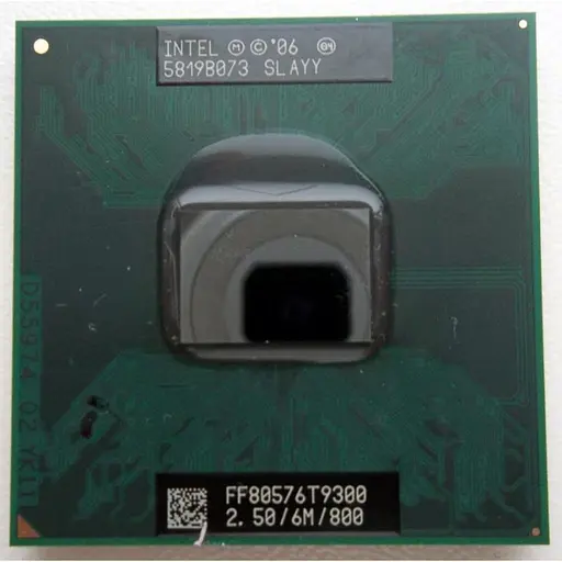 Процессор для ноутбука Intel Core 2 Duo T9300 2.5GHz/6M/35W Socket P Б/У