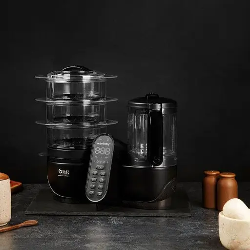 Блендер-пароварка Babymoov Nutribaby + XL Black (A001140) - фото 11