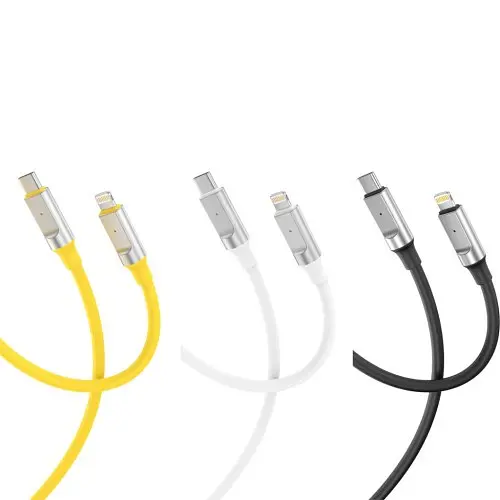 Кабель XO NB-Q252A PD 27W/1 м Type-c to Lightning Fast Charging Чорний - фото 1