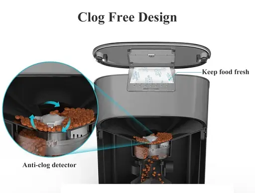 Кормушка для кошек и собак автоматическая Honeyguaridan S56 WiFi 6л Белая - фото 2