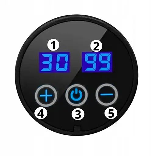 Ручной перкуссионный массажер 4FIZJO Massage Gun Ultra 100 Вт массажный пистолет (P-5907739315632) - фото 2