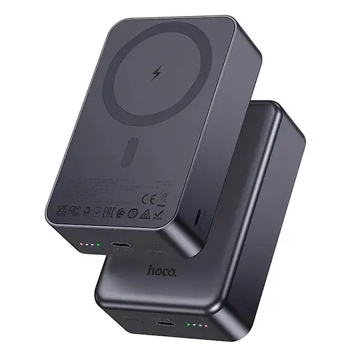 Аккумулятор портативный Hoco J160B Original PD 20W magnetic power bank 20000mAh беспроводная зарядка - фото 2