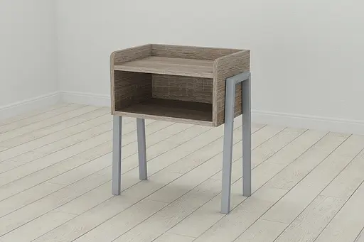 Тумба модульна Ferrum-decor Джузі 540x450x320 метал Сірий ДСП Сонома Трюфель 16 мм (FRD-102986)