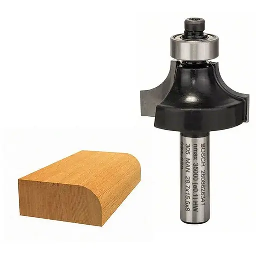 Фреза карнизная Bosch Professional Std S8 R8 L15.2 (2.608.628.341) - фото 2