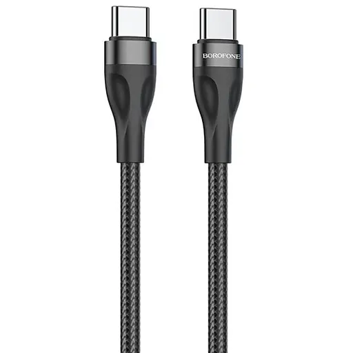 Дата кабель Borofone BX61 Source 60W Type-C to Type-C (1m) Black