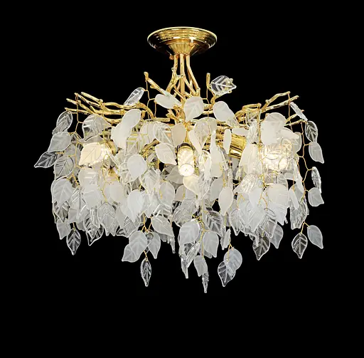 Люстра стельова VALESO 33026/460 золотий на 6 ламп E14