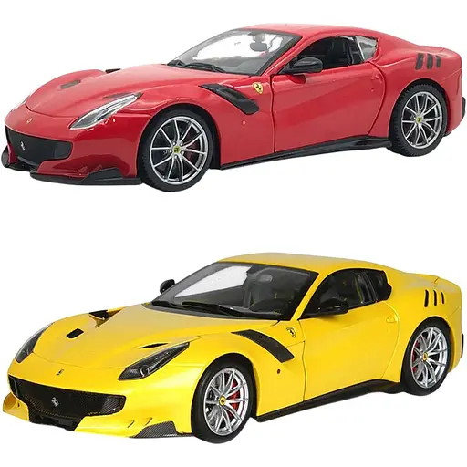 Автомодель Bburago Ferrari F12tdf 1:24 Yellow (18-26021) [119109] - фото 5